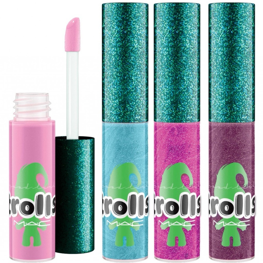 BNIB MAC Trolls Lip Glass Glitter Grunge